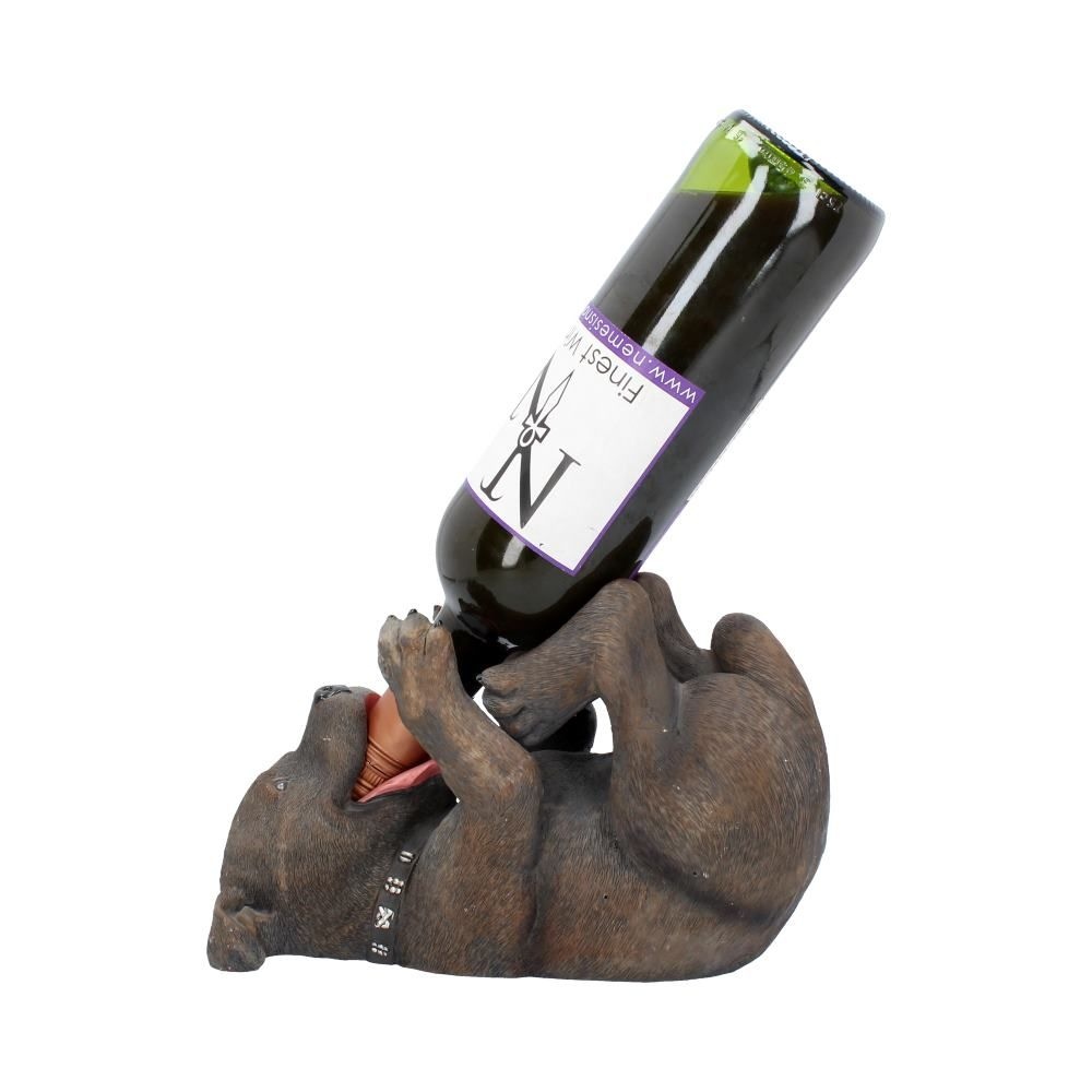 Nemesis Now - Guzzlers - Staffordshire Bull Terrier (Wine) bottle holder - Brown
